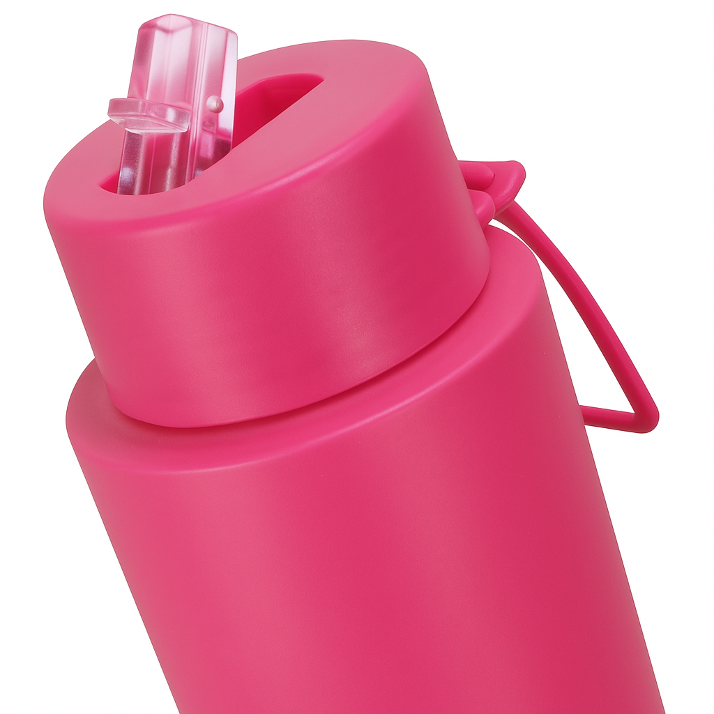 Punch Love Water Bottle - Hot Pink