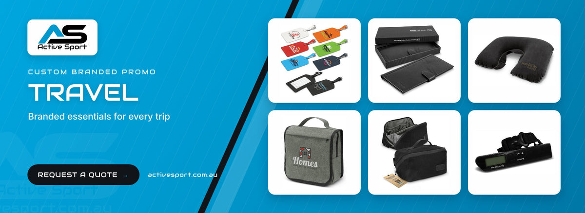 Custom branded promo: Travel. Request a quote