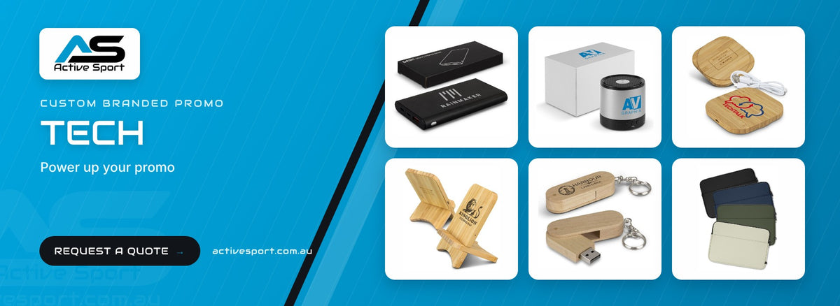 Custom branded promo: Tech. Request a quote