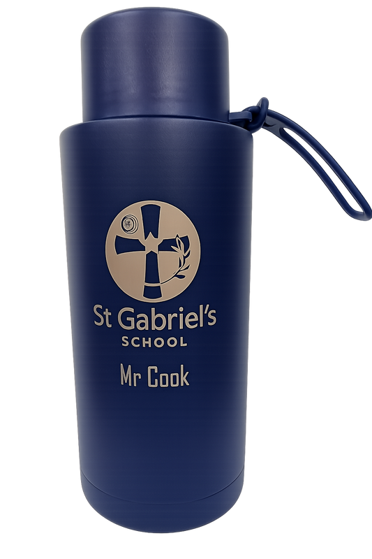 St Gabriel's Water Bottle - Navy 1L